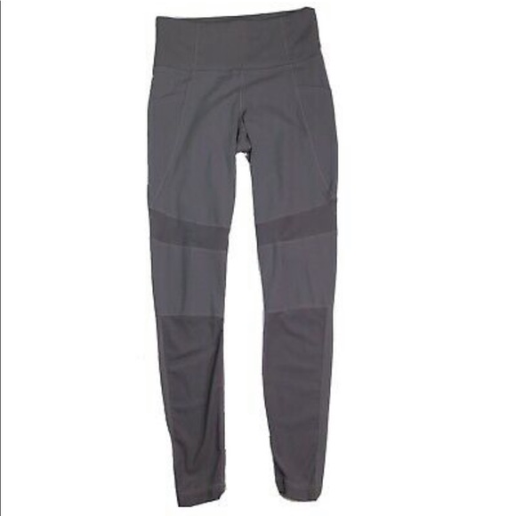 ATHLETA SALUTATION LEGGINGS GRAY/GREY SIZE SMALL - Picture 3 of 6